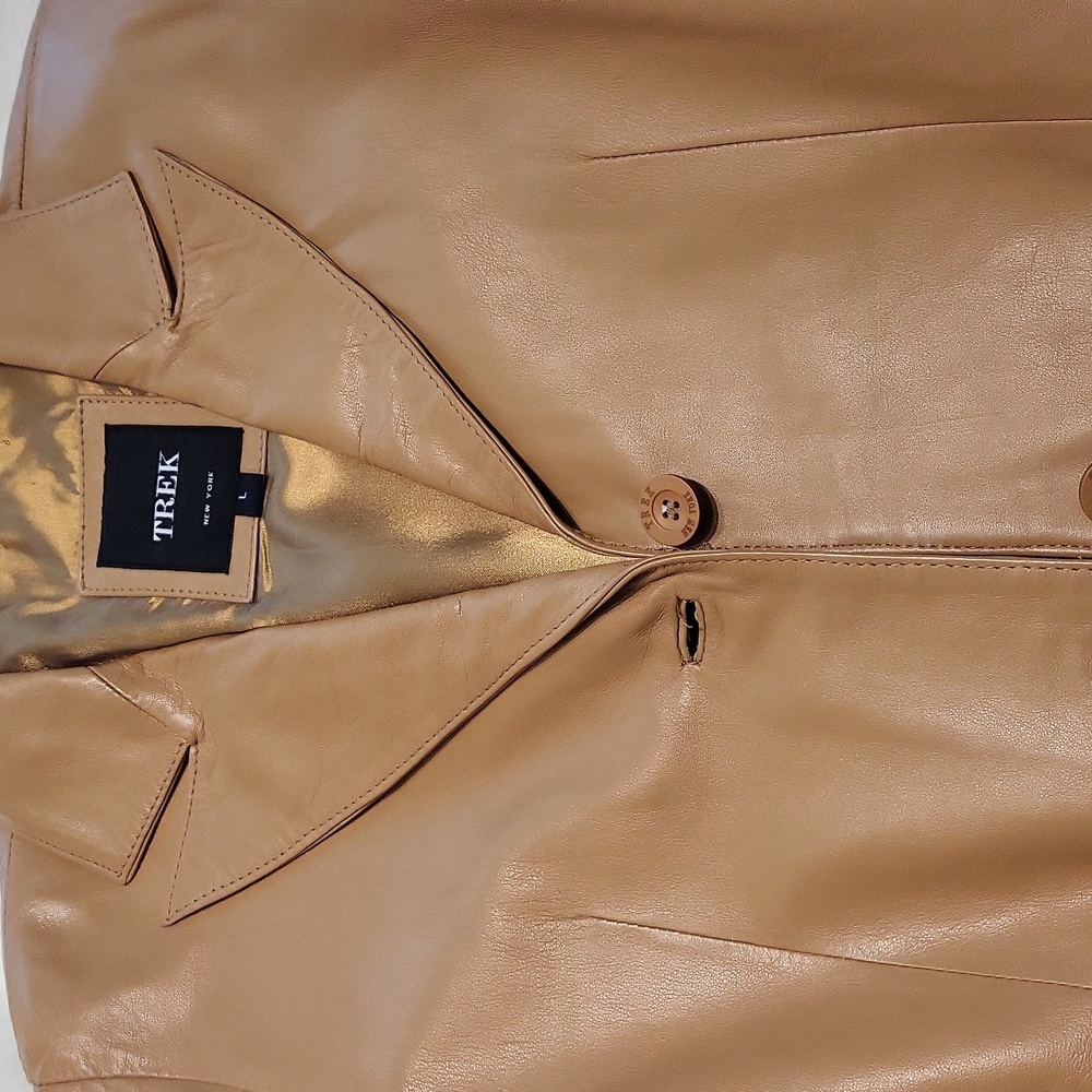 COPY - Trek Leather Blazer Jacket - Picture 16 of 16